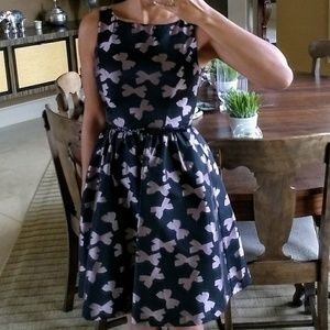 ✴️ NWOT Jessica Simpson Bow Silk Dress With Belt